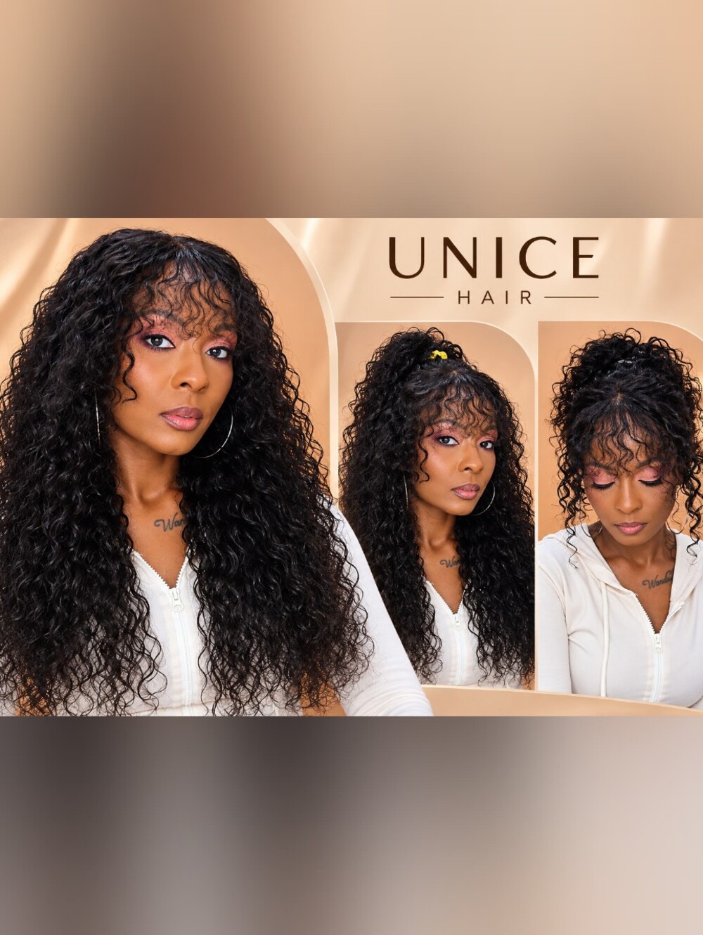 Water Wave Bang Wig